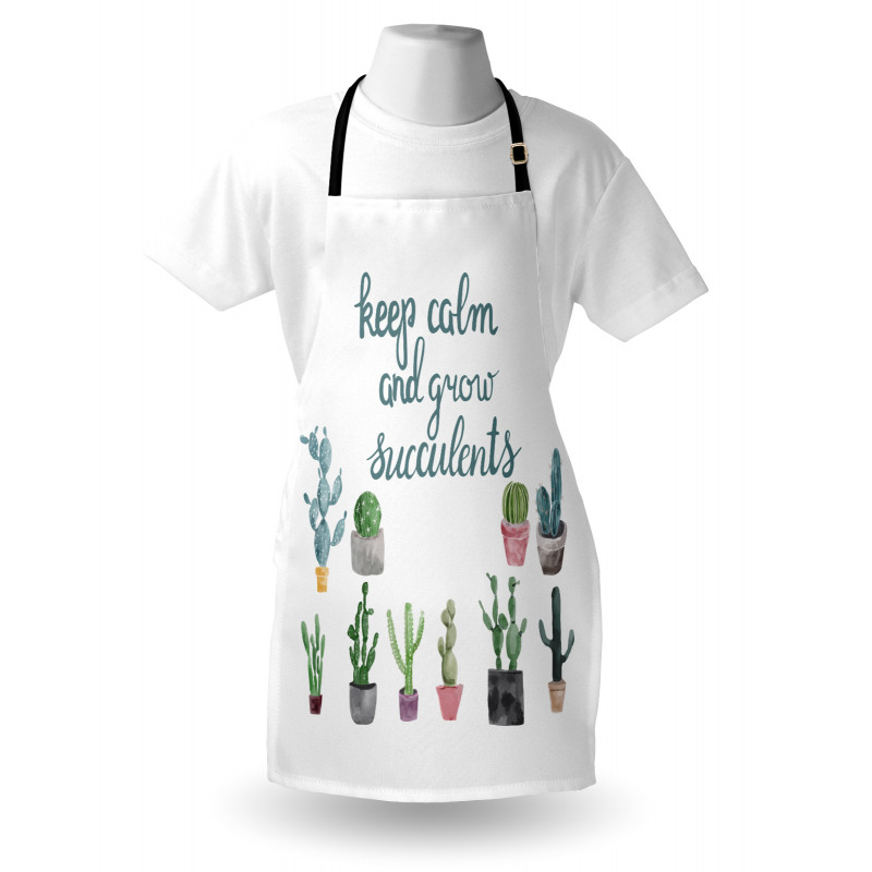 Grow Succulents Plant Pot Apron