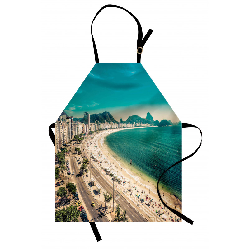 Copacabana Beach Art Apron