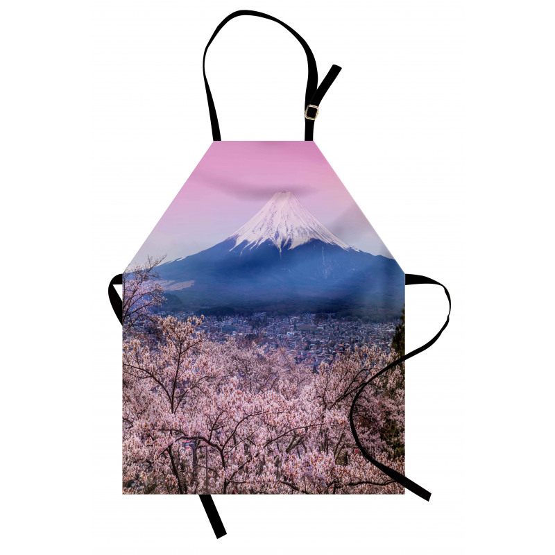 Spring Season Violet Tones Apron