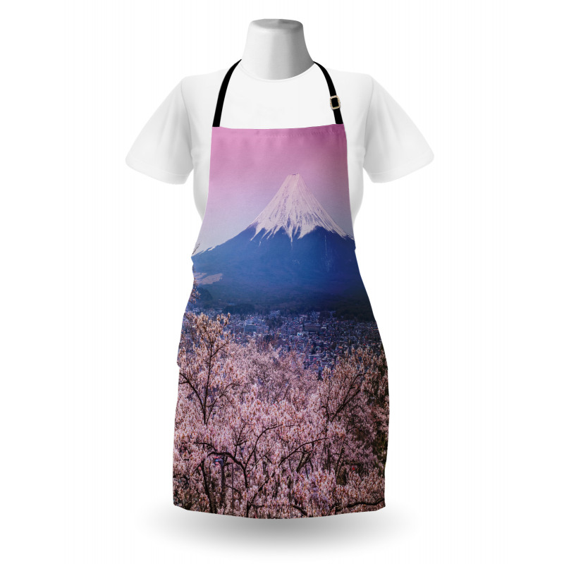 Spring Season Violet Tones Apron