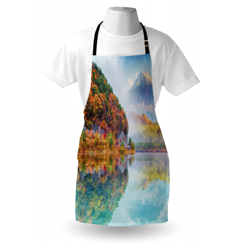 Foggy Climate in Autumn Time Apron