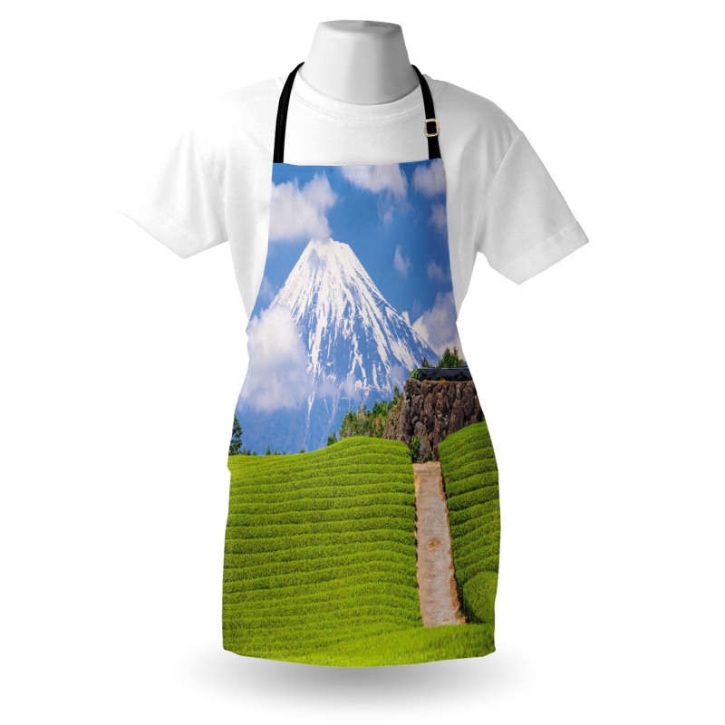 Tea Fields of Japan Meadow Apron