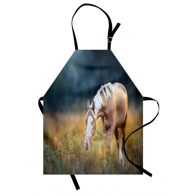 Palomino Horse Grazing Apron