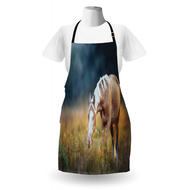 Palomino Horse Grazing Apron