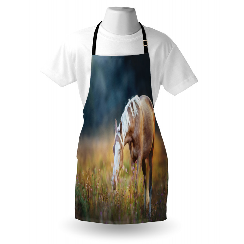 Palomino Horse Grazing Apron