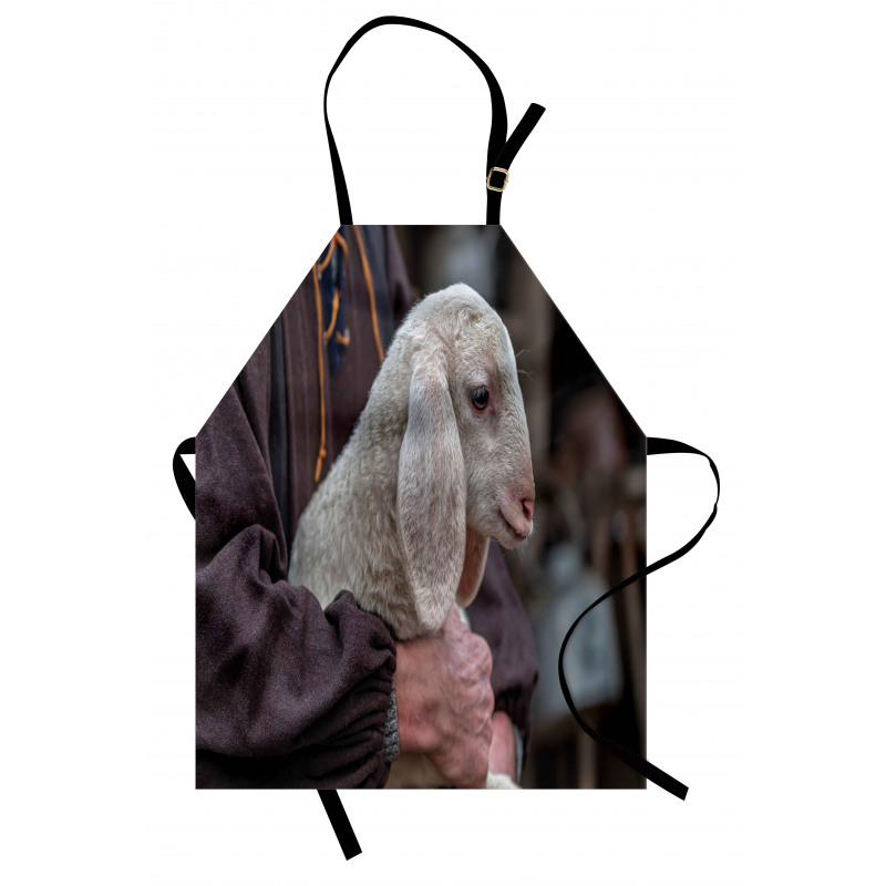 Baby Lamb Old Man Apron