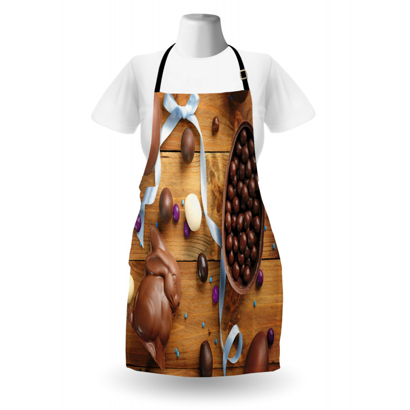 Chocolate Holiday Eggs Apron