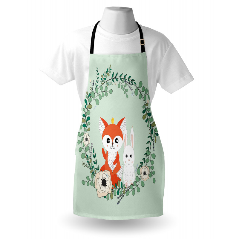 Friends Fox Rabbit Apron