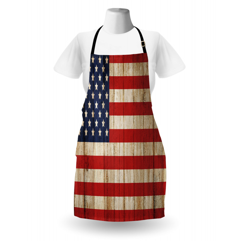 Ülkeler ve Şehirler Mutfak Önlüğü Amerikan Bayrağı