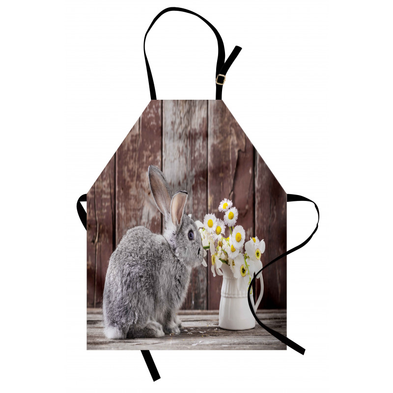 Rabbit Daisy Wooden Apron