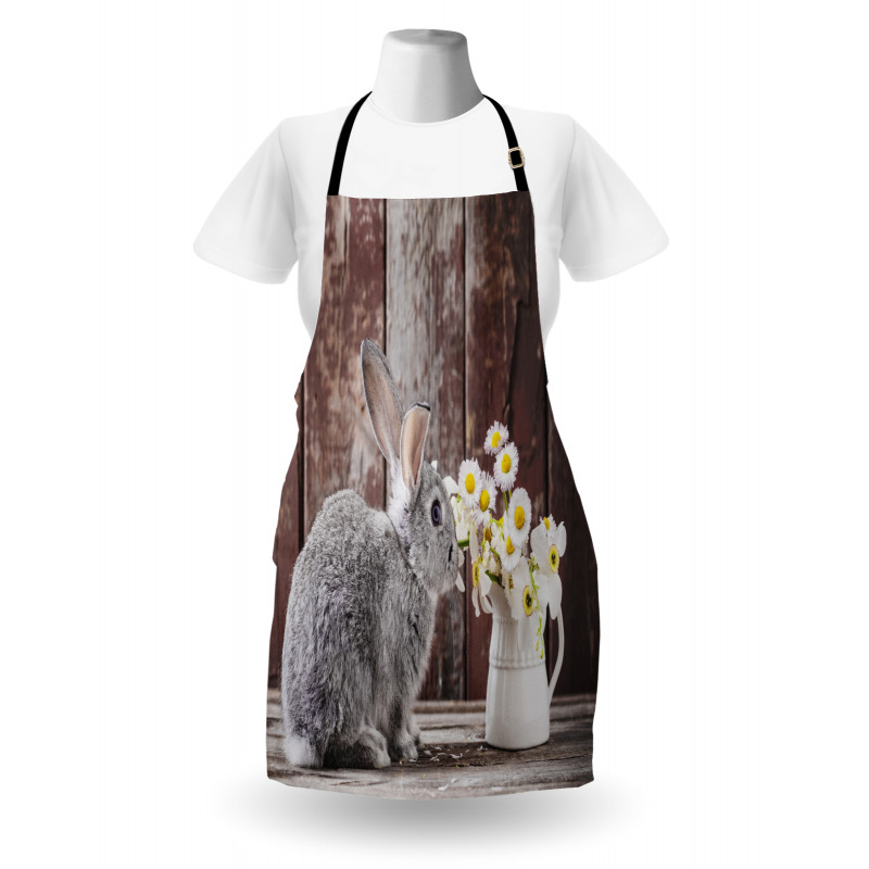 Rabbit Daisy Wooden Apron