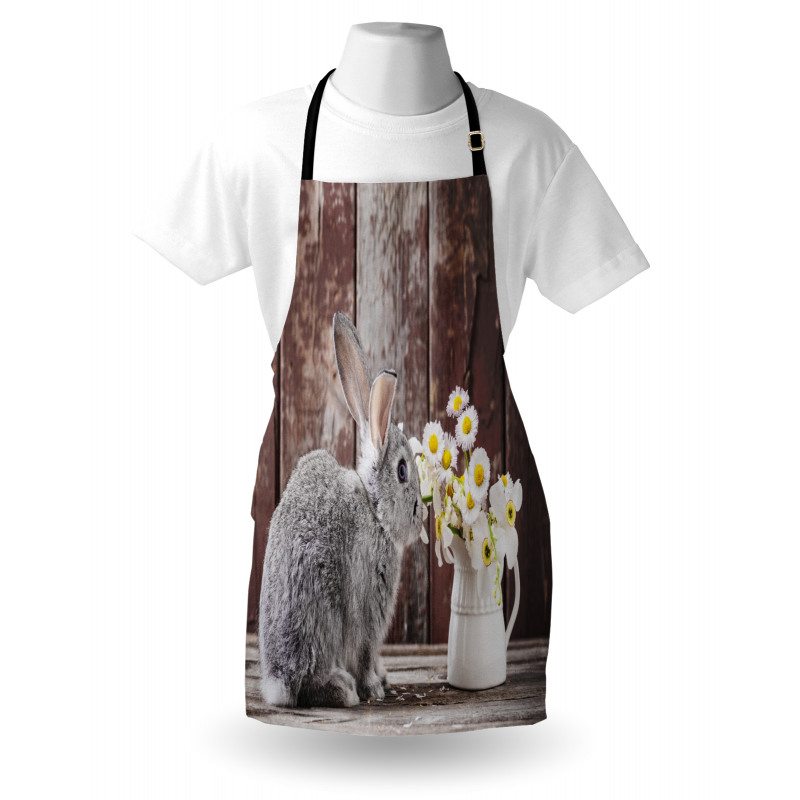 Rabbit Daisy Wooden Apron