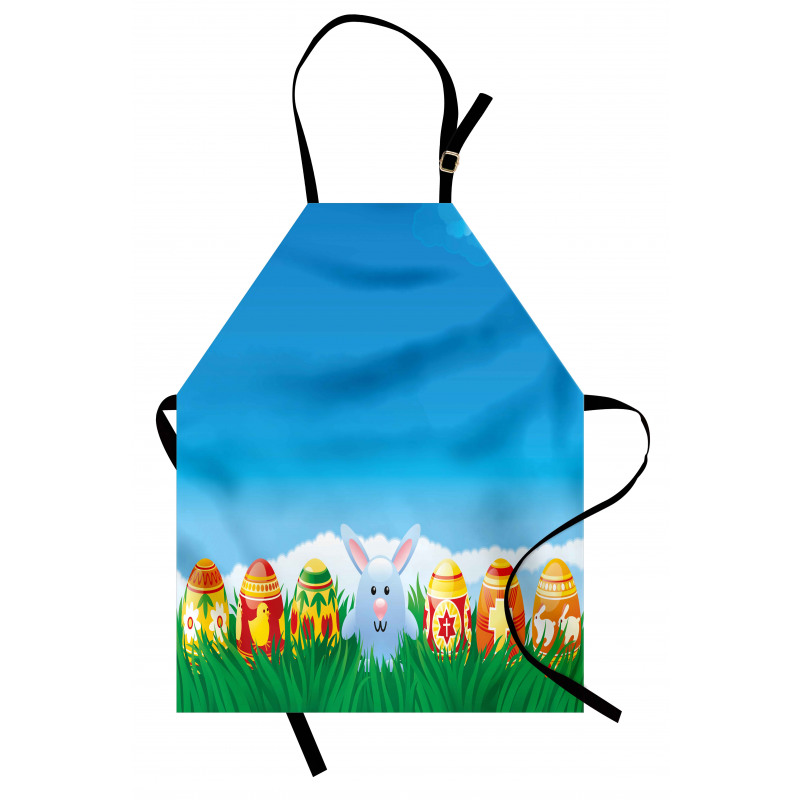 Cartoon Easter Rabbit Apron