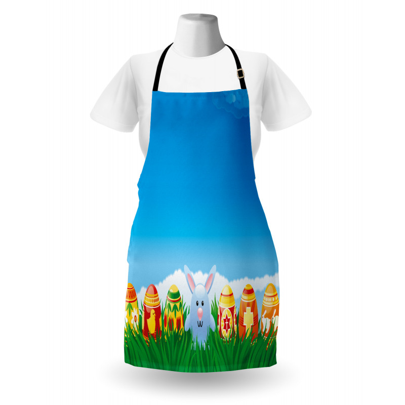 Cartoon Easter Rabbit Apron