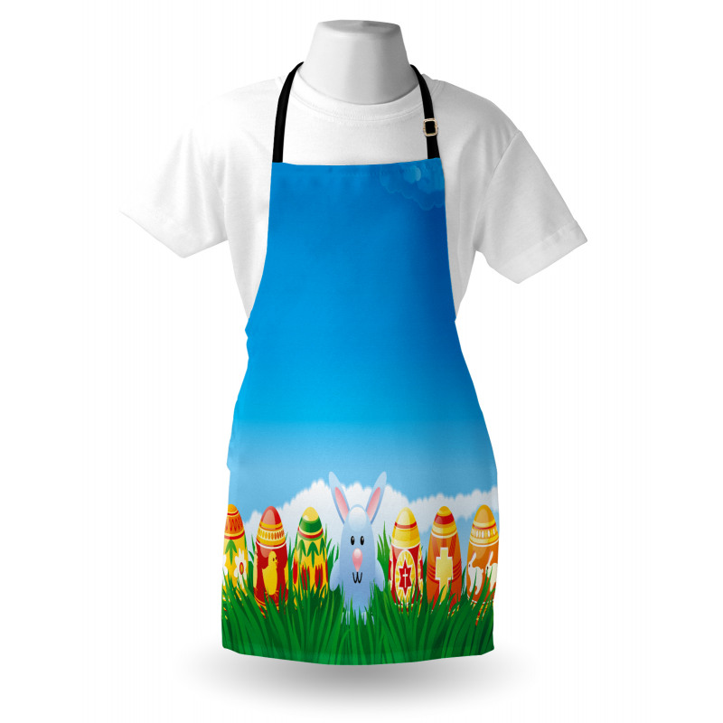 Cartoon Easter Rabbit Apron