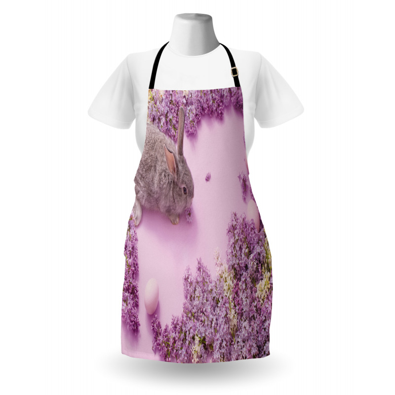 Rabbit Lilac Blossom Apron