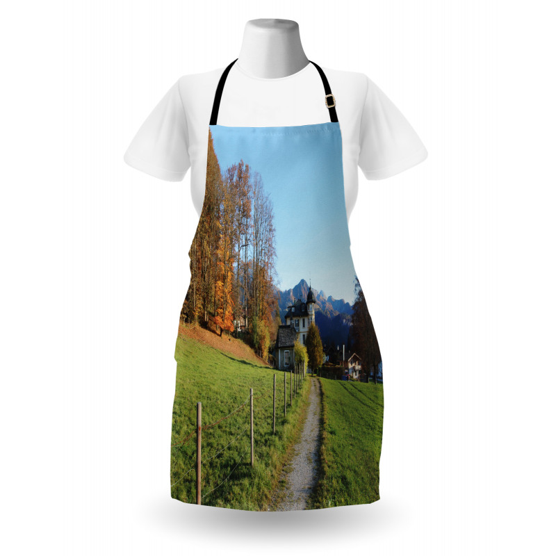 Walkway to Castle Autumn Apron