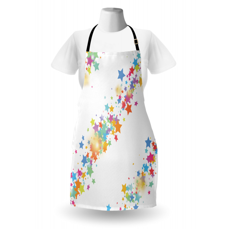 Colorful Cheery Cartoon Art Apron