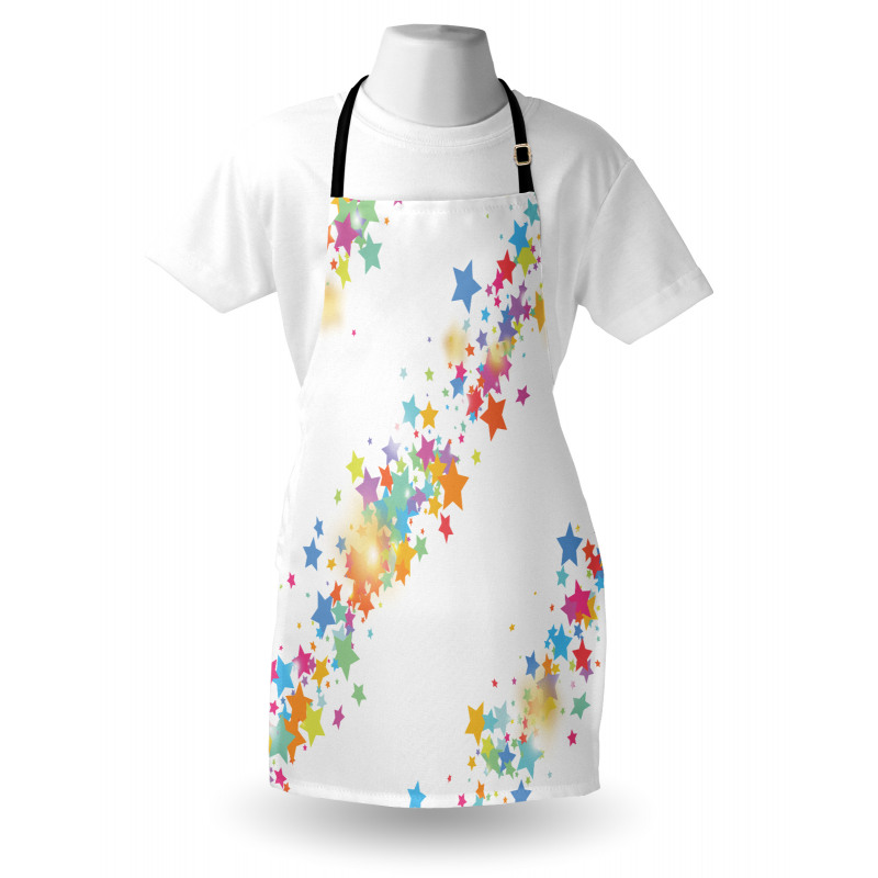 Colorful Cheery Cartoon Art Apron