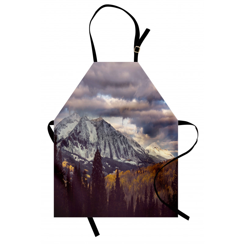 Autumn Season Mountains Apron