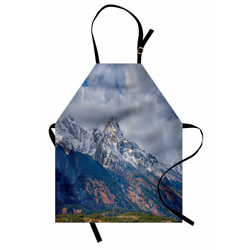 Snowy Scene Grand Teton Apron