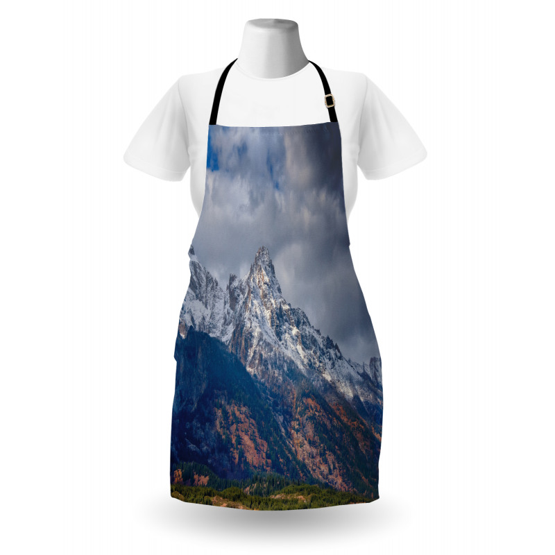 Snowy Scene Grand Teton Apron