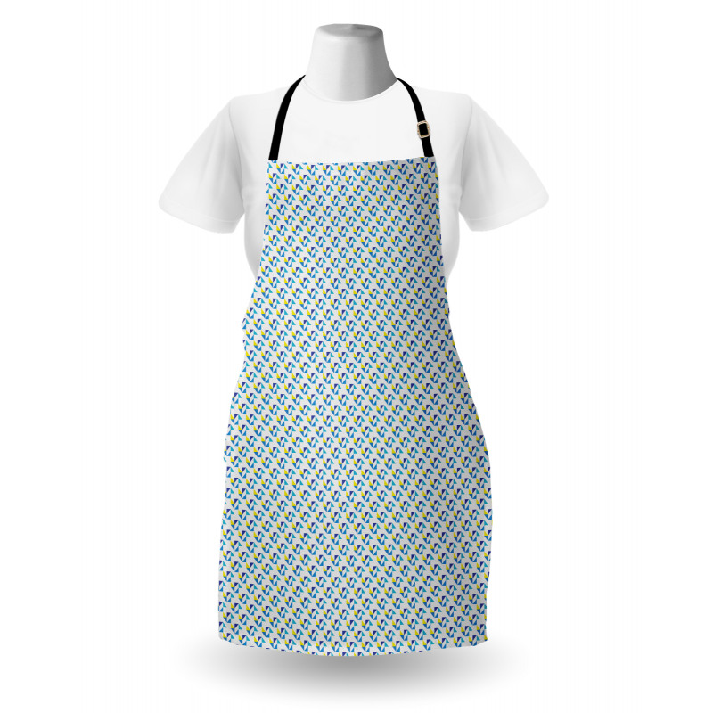 Motif with Triangles Art Apron