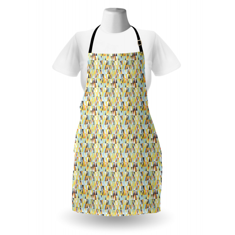 Nostalgic Art with Triangles Apron