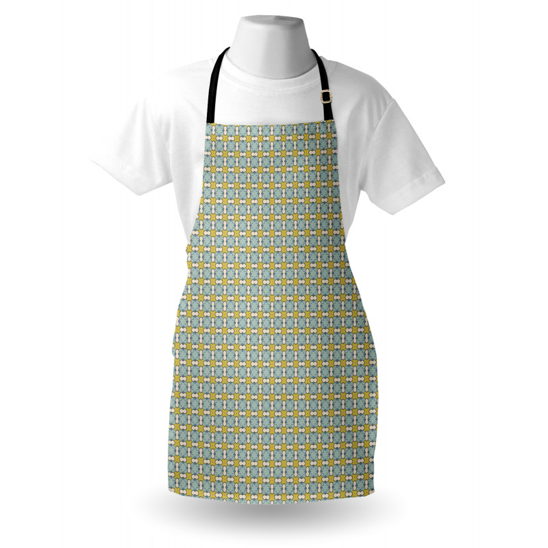 Tile Like Vintage Motif Apron