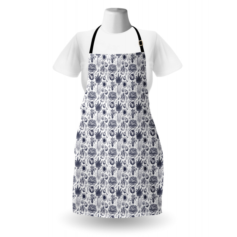 Autumn Harvest Food Art Apron