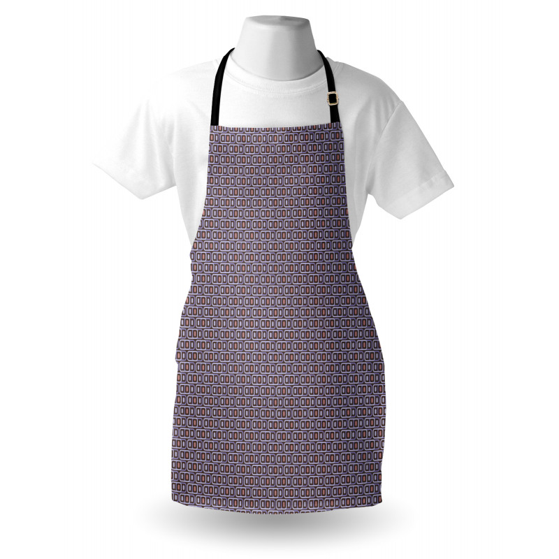 Retro Geometrical Motif Apron