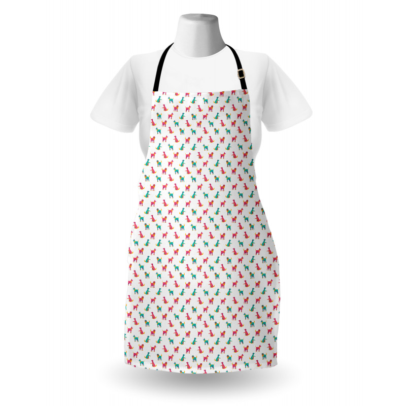 Abstract Colorful Pets Apron