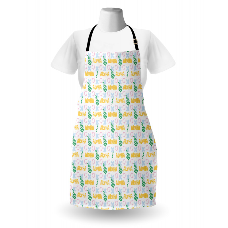 Aloha Colorful Exotic Summer Apron