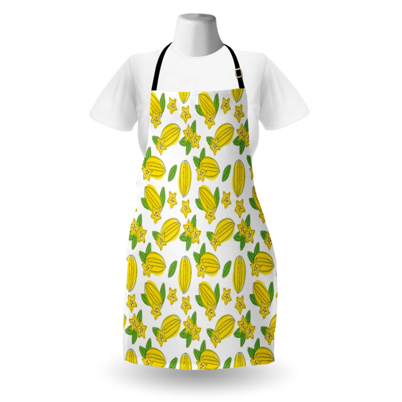 Carambola Star Fruit Exotic Apron