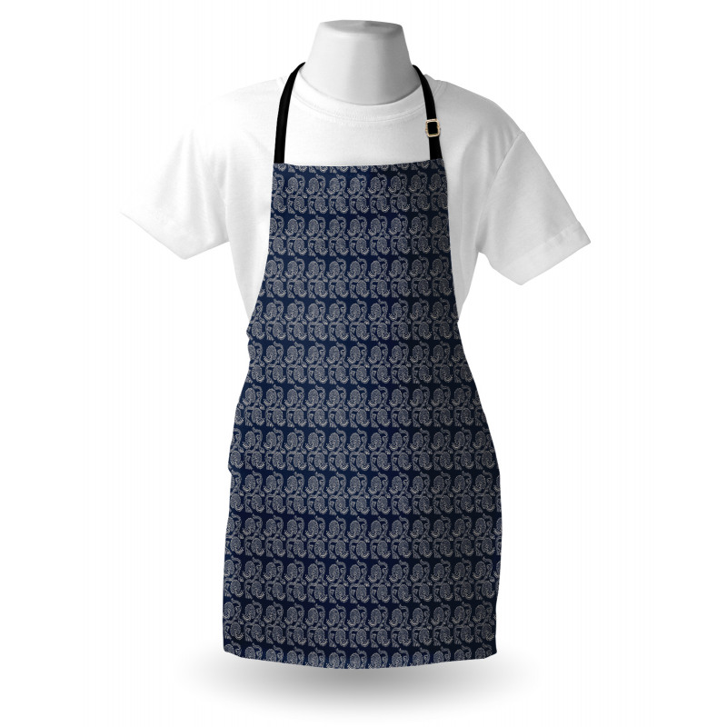 Russian Floral Dots Apron