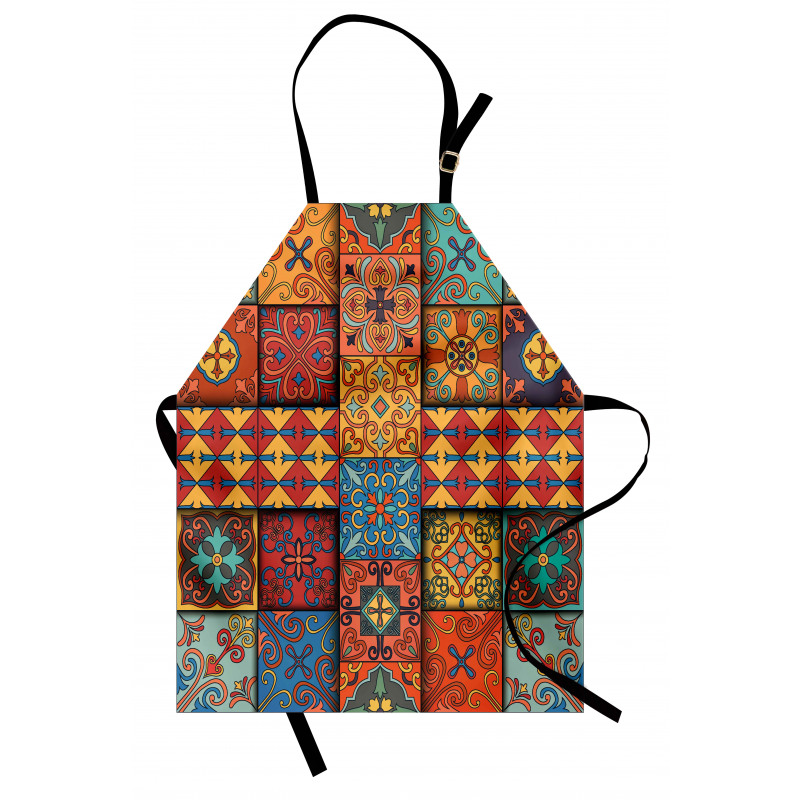 Azulejo Tile Squares Art Apron