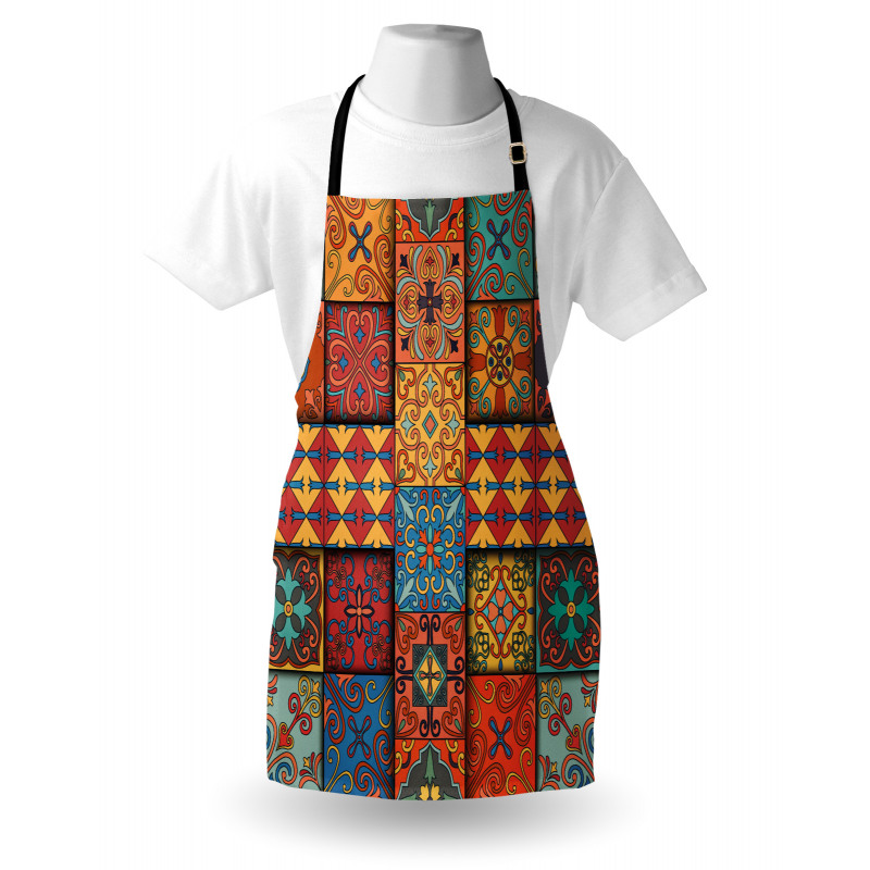 Azulejo Tile Squares Art Apron