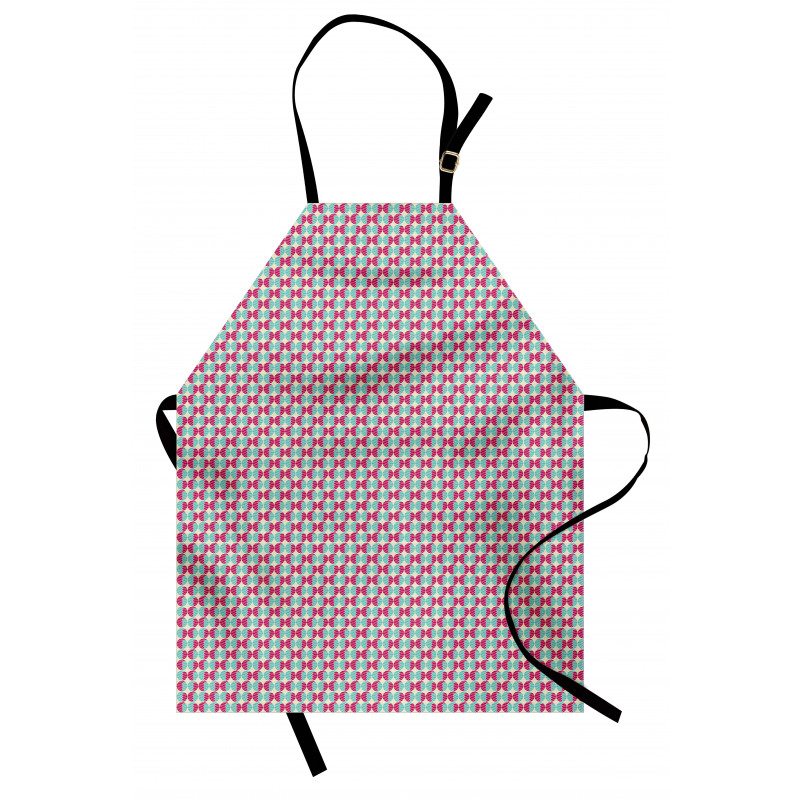 Abstract Bicolour Rounds Apron