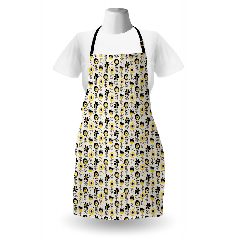 Surreal Design Flowers Apron