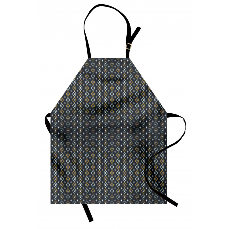 Tribal Rhomb and Triangle Apron