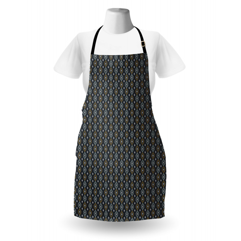 Tribal Rhomb and Triangle Apron