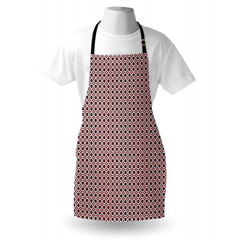 Concentric Tricolor Rounds Apron