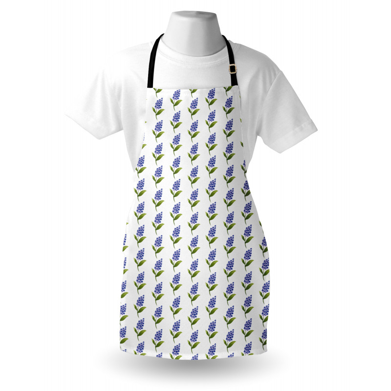 Watercolor Lilac Pattern Apron