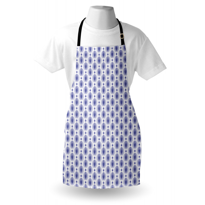 Quirky Circular Feathers Apron