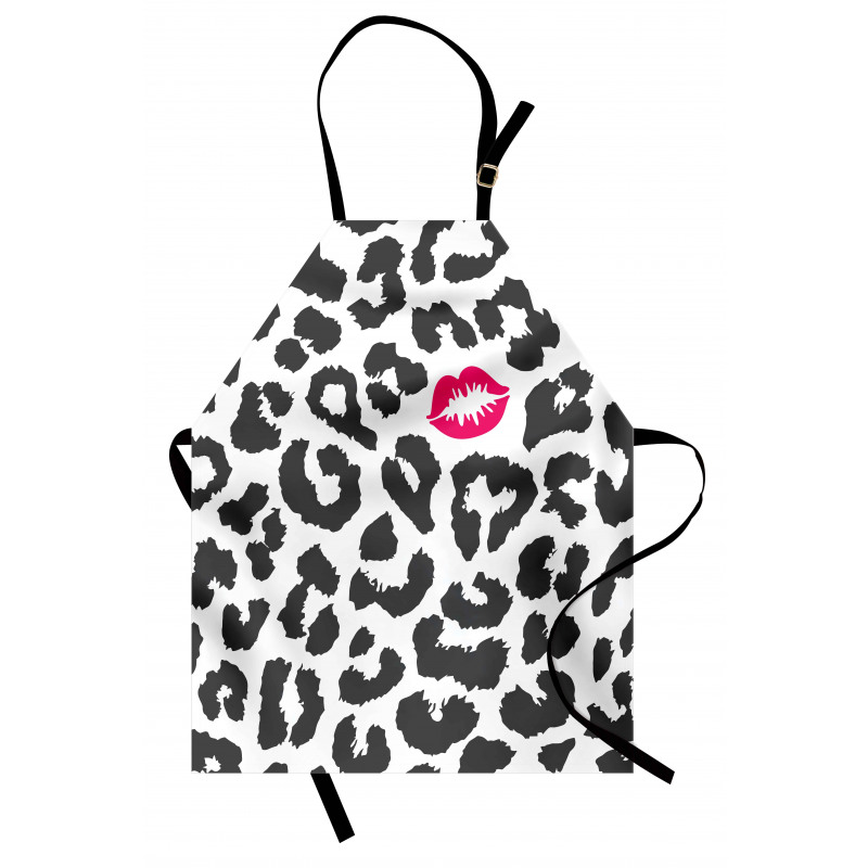 Cheetah Leopard Kiss Apron