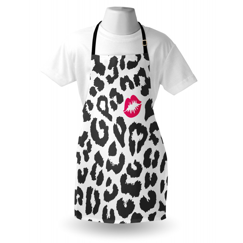 Cheetah Leopard Kiss Apron