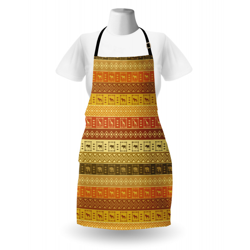 Striped Primitive Tribal Apron