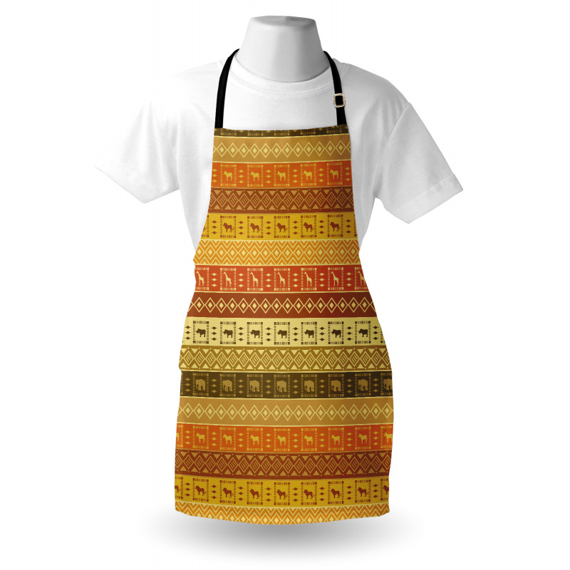 Striped Primitive Tribal Apron