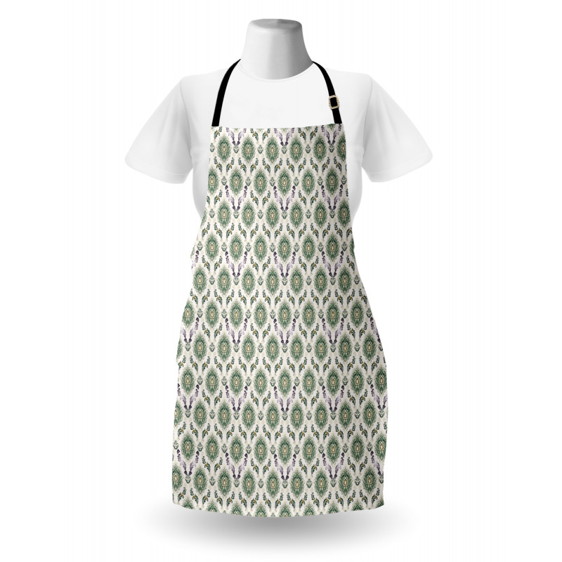 Orient Damask Pattern Apron