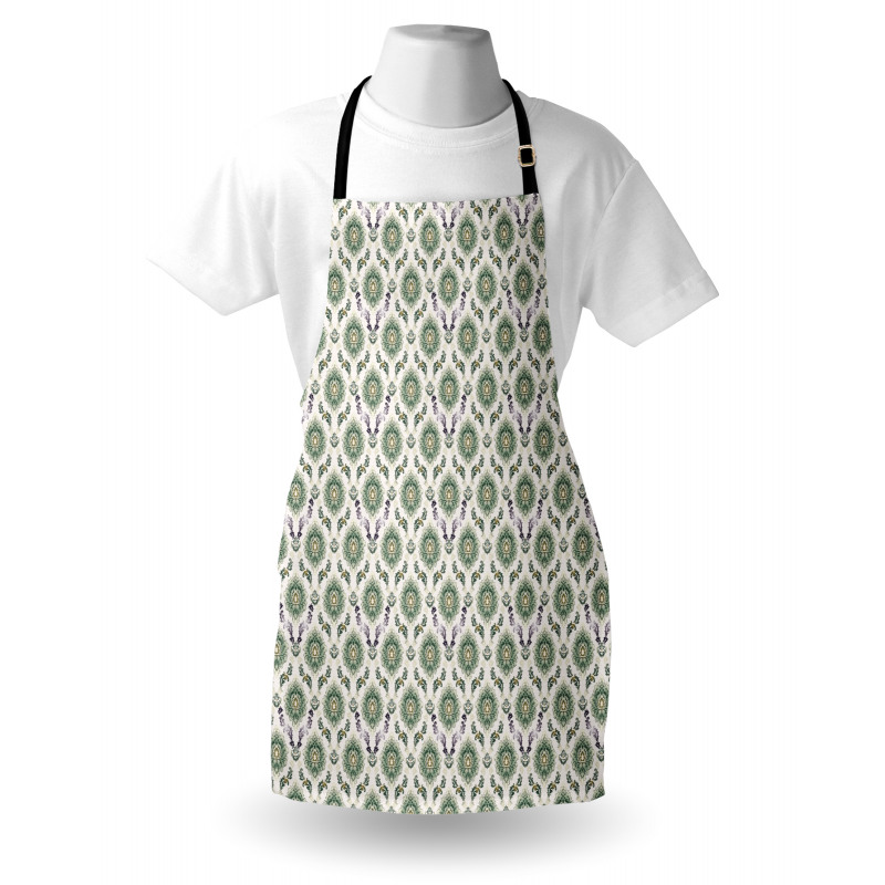 Orient Damask Pattern Apron